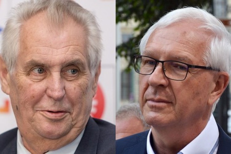 Favoritmi na českého prezidenta sú Zeman a Drahoš, Topolánek výrazne zaostáva