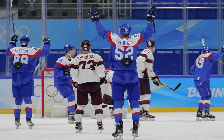 Slováci zdolali Lotyšov 5:2, v skupine obsadili 3. miesto