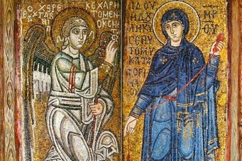 Zvestovanie Presvätej Bohorodičke v byzantskej tradícii