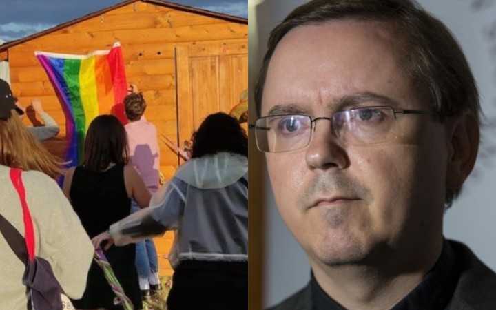 Dúhová zástava na spovednici je prejavom agresivity a netolerancie