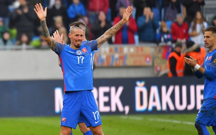 Marek Hamšík odohral posledný zápas v drese Slovenska