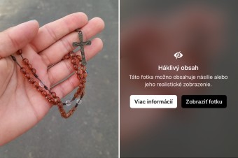 Facebook označil fotografiu dlane s ružencom za „háklivý obsah“