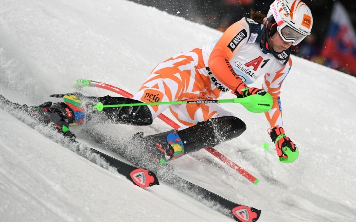Petra Vlhová je na čele po prvom kole slalomu v rakúskom Flachau