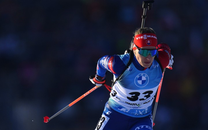 Slovenská biatlonistka Paulína Bátovská Fialková skončila najlepšie z trojice Sl