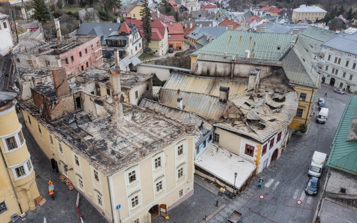 Banská Štiavnica dostane tento rok na obnovu po požiari 11 miliónov eur