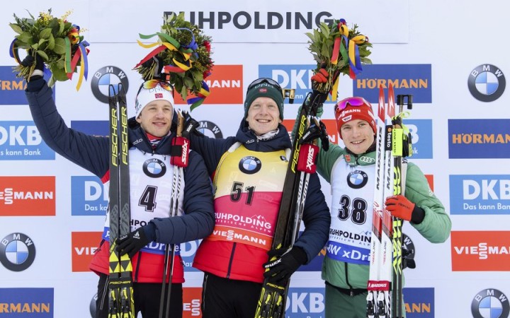 Nór Boe vyhral šprint 5. kola SP v biatlone v Ruhpoldingu, Otčenáš na 57. mieste
