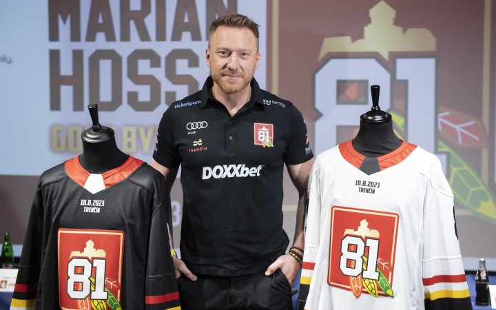 Marián Hossa sa rozlúči s kariérou 18. augusta na trenčianskom Zimnom štadióne P