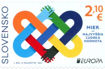 Slovenská pošta vydala známku, vyzdvihuje mier ako najvyššiu ľudskú hodnotu