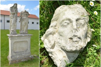 Neznámy páchateľ odtrhol hlavu soche Ježiša Krista na hrade Červený Kameň