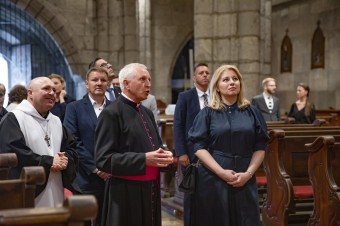 Prezidentka Čaputová navštívila baziliku minor v Hronskom Beňadiku
