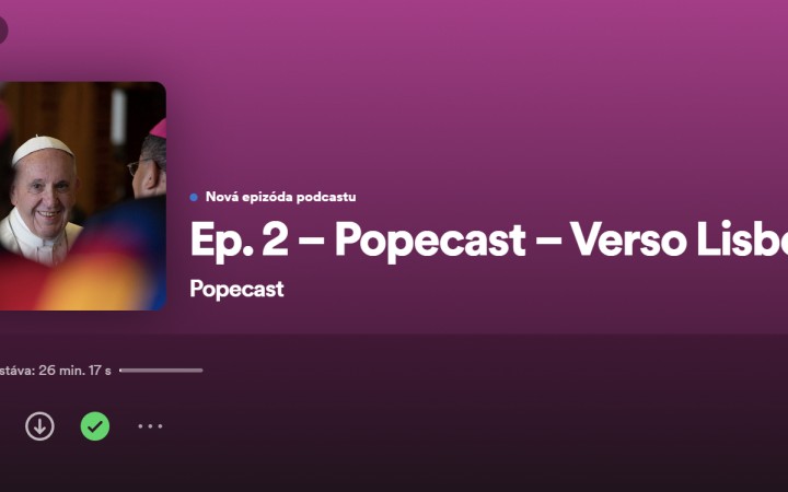 Pápež František v novom vydaní podcastu Popecast reaguje na svedectvo mladého tr