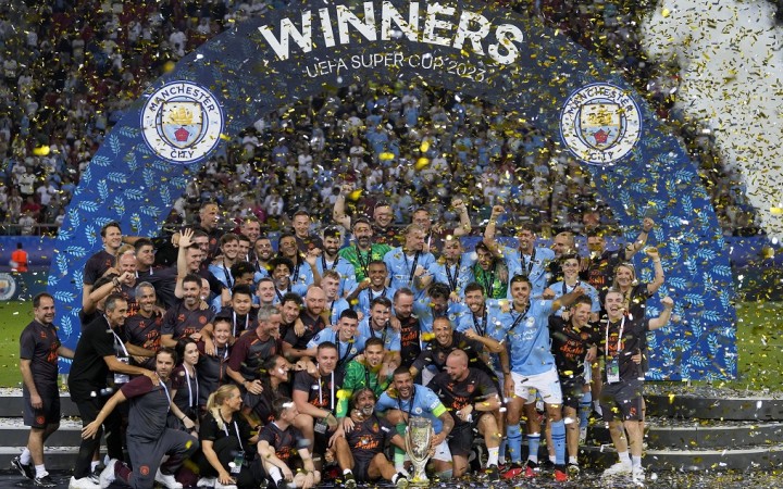 Futbalisti Manchestru City získali prvýkrát v histórii Superpohár UEFA. Úradujúc