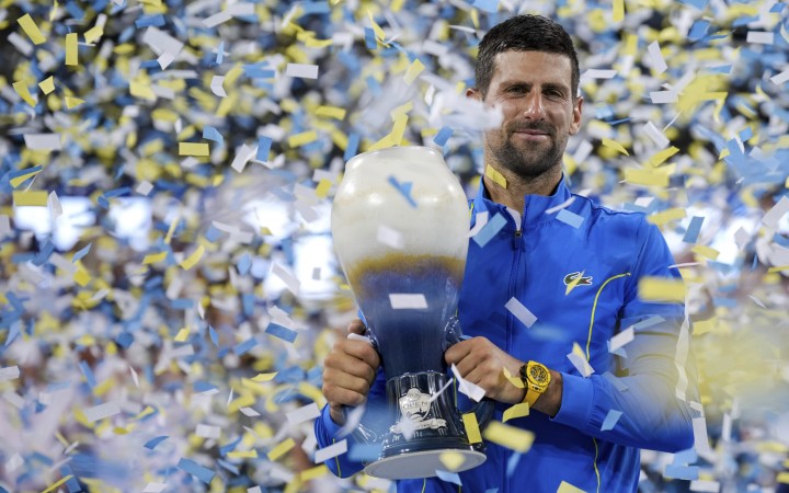 Novak Djokovič triumfoval po tretí raz v histórii na turnaji ATP v Cincinnati