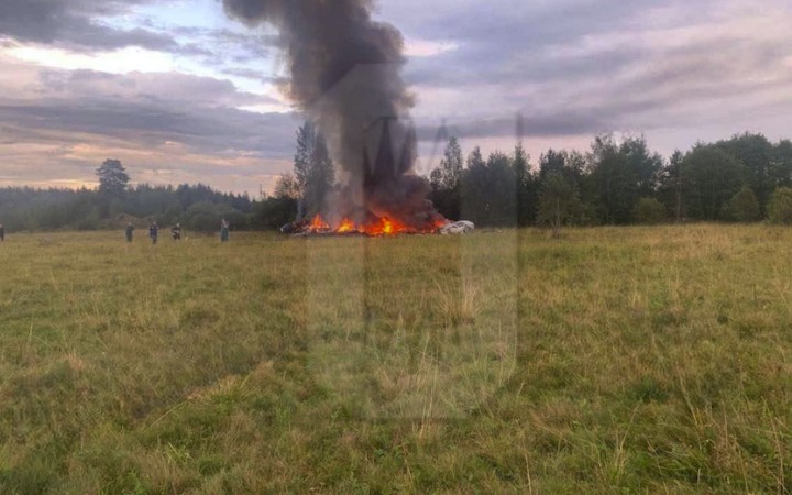 Pád Prigožinovho lietadla bol varovaním Kremľa pre elity, hovorí Podoľak