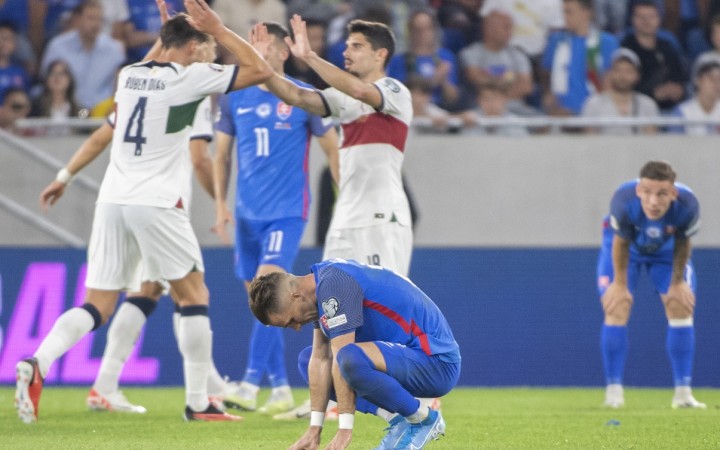 Slováci podali dobrý výkon, no s Portugalskom prehrali tesne 0:1