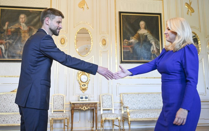 Prezidentka Zuzana Čaputová prijala v Prezidentskom paláci predsedu Progresívneh