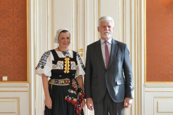 Slovenská veľvyslankyňa v Prahe odovzdala poverovacie listiny v kroji