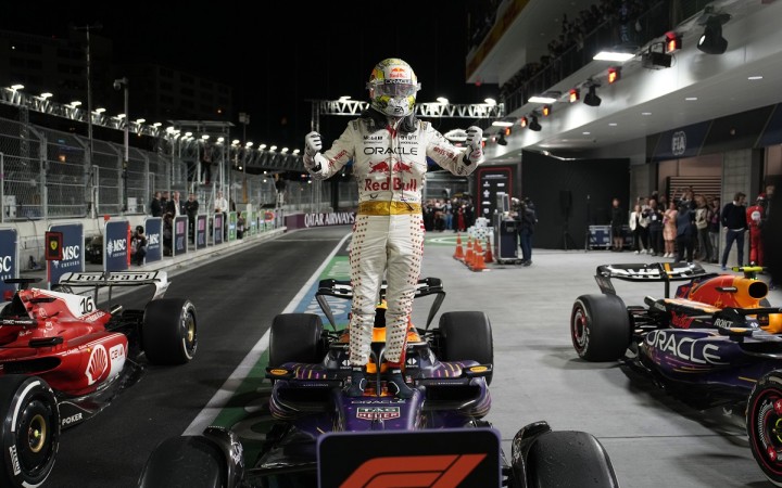 Max Verstappen z tímu Red Bull zvíťazil na prvej Veľkej cene Las Vegas