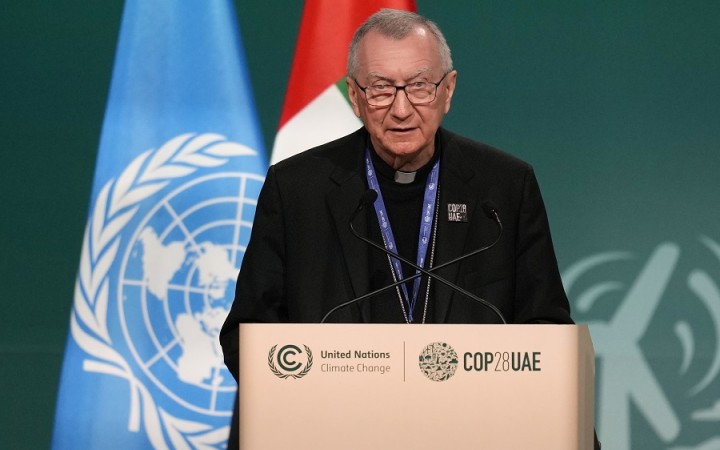 Ničenie životného prostredia je urážkou Boha. Františkov odkaz prečítal Parolin