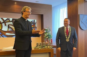 Popradský primátor Danko prijal nového biskupa Trstenského, v meste má podporu