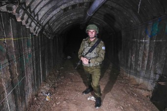 Izrael objavil pod Gazou veľký tunel pri bývalom priechode Erez