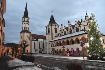 Fotovýber: Historické centrum Levoče s Bazilikou sv. Jakuba, historickou radnico