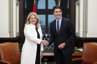 Prezidentka Čaputová sa stretla v Ottawe s kanadským premiérom Trudeauom