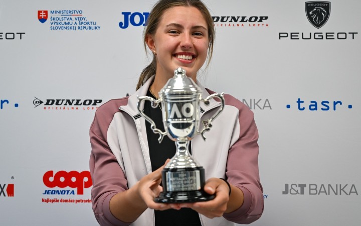 Slovenská tenistka Renáta Jamrichová triumfovala vo dvojhre junioriek