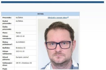Kučerkovo meno zmizlo z pátracieho systému, polícia sa odvoláva na taktiku