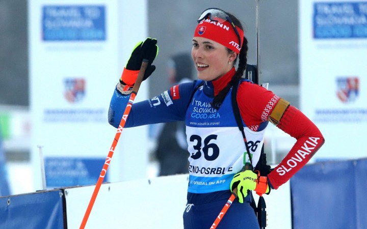 Slovenská biatlonistka Ema Kapustová získala striebornú medailu