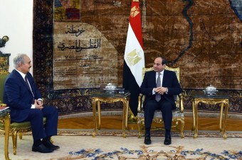 Egyptský prezident Sísí sa v Káhire stretol s dobyvateľom Tripolisu