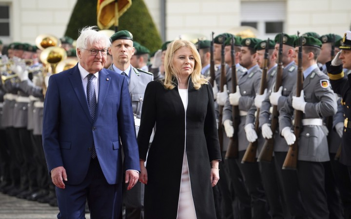 Zuzanu Čaputovú prijal v Berlíne na jej rozlúčkovej návšteve Nemecka prezident Frank-Walter Steinmeier