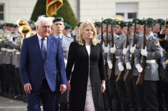 Zuzanu Čaputovú prijal v Berlíne na jej rozlúčkovej návšteve Nemecka prezident Frank-Walter Steinmeier