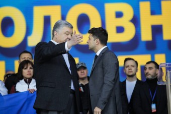 Ako vyzerala debata Porošenka a Zelenského