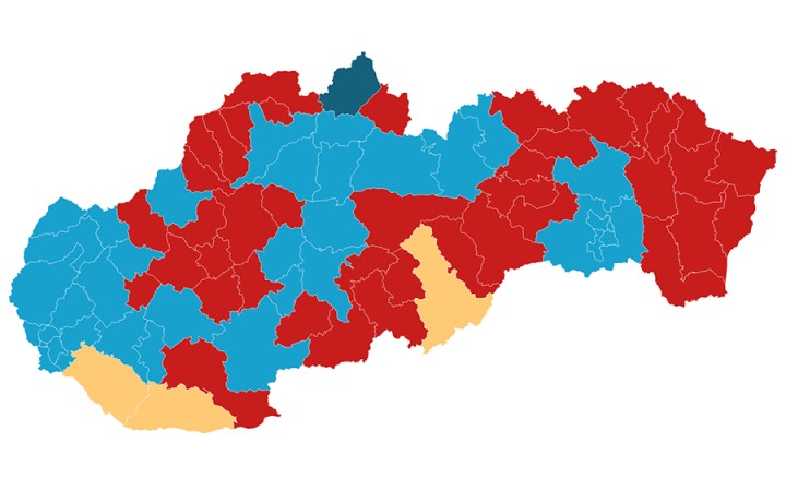 Smer získal viac okresov ako PS, KDH zvíťazilo iba v jednom. Koho voliči krúžkovali?