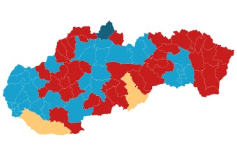Smer získal viac okresov ako PS, KDH zvíťazilo iba v jednom. Koho voliči krúžkovali?