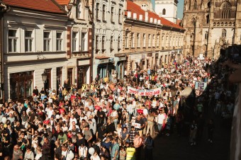 V Košiciach sa zišlo 40-tisíc ľudí. Nech je to pochod radosti, odkázal pápež František