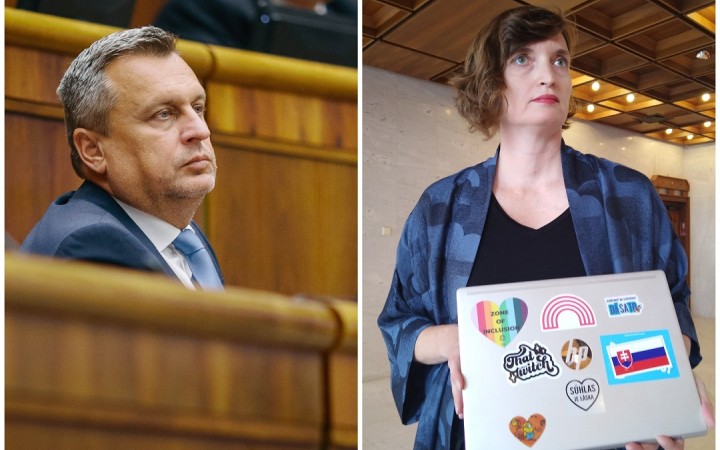 Danko a Gašpar vykázali Plavákovú zo sály pre LGBTI nálepky. Huliak ju nazval „sukou“ a odmietol sa ospravedlniť