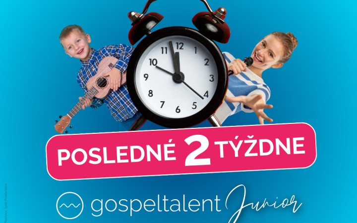Na prihlásenie do Gospeltalentu Junior zostáva 10 dní