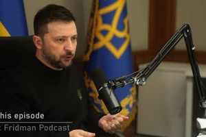 Zelenskyj  v podcaste Lex Fridmana