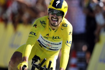 Alaphilippe vyhral časovku jednotlivcov a zvýšil náskok na čele