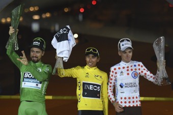 Bernal otvoril kolumbijskú fiestu, Sagan so zeleným rekordom
