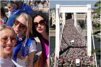 Do Budapešti prišlo vyše stotisíc ľudí, aj političky PS. Za propagáciu homosexuality hrozí účastníkom pokuta 500 eur