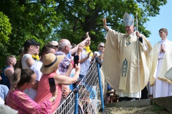 Girasoli slávil omšu s ornátom a kalichom, ktoré v Levoči používal aj Ján Pavol II.