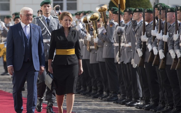 Čaputová sa stretla s nemeckým prezidentom Steinmeierom