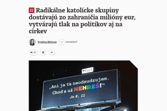 Poľovačka po „radikálnych náboženských organizáciách“ sa skončila ako nepodarený referát