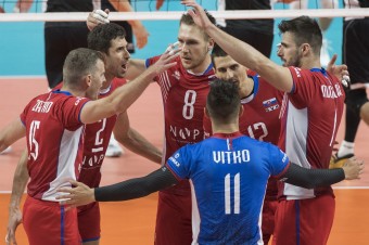 Slovenskí volejbalisti zdolali aj Rakúšanov a priblížili sa k postupu