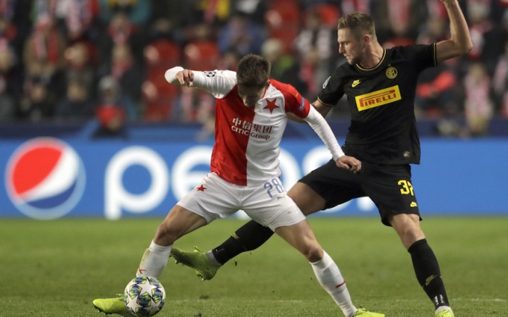 Máme dobrú východiskovú pozíciu, tvrdí Škriniar po výhre Interu v Prahe