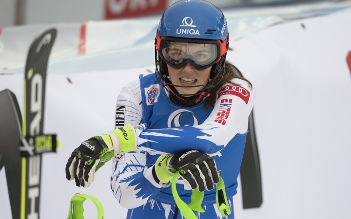 Vlhová je druhá po prvom kole kombinácie, vedie Brignoneová
