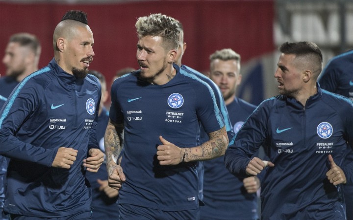 Hamšík v karanténe, izoluje sa aj Kucka, obaja súhlasia s odkladom ME
